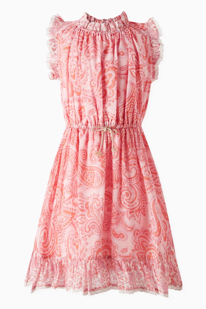 

Ottie Flip Dress in Cotton, Pink