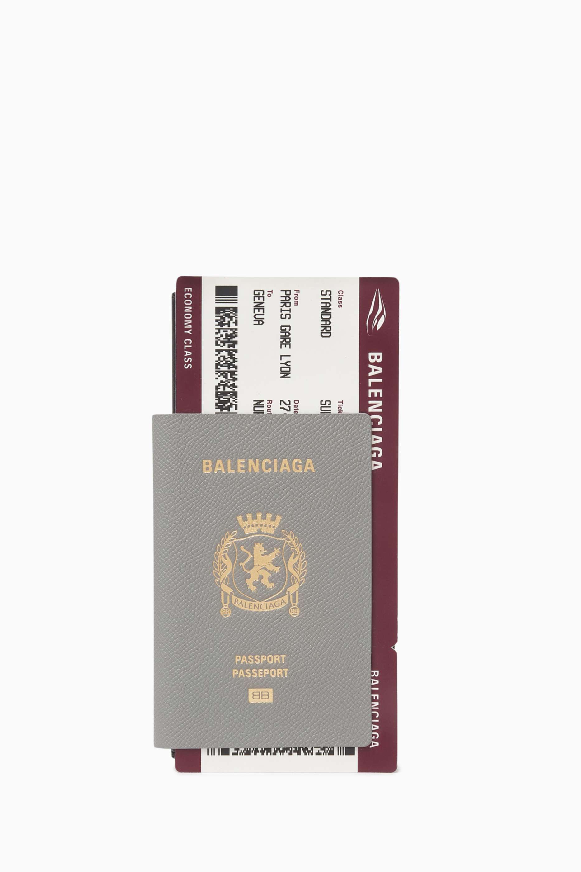 Balenciaga Passport Long Wallet 1 Ticket in Leather price in 