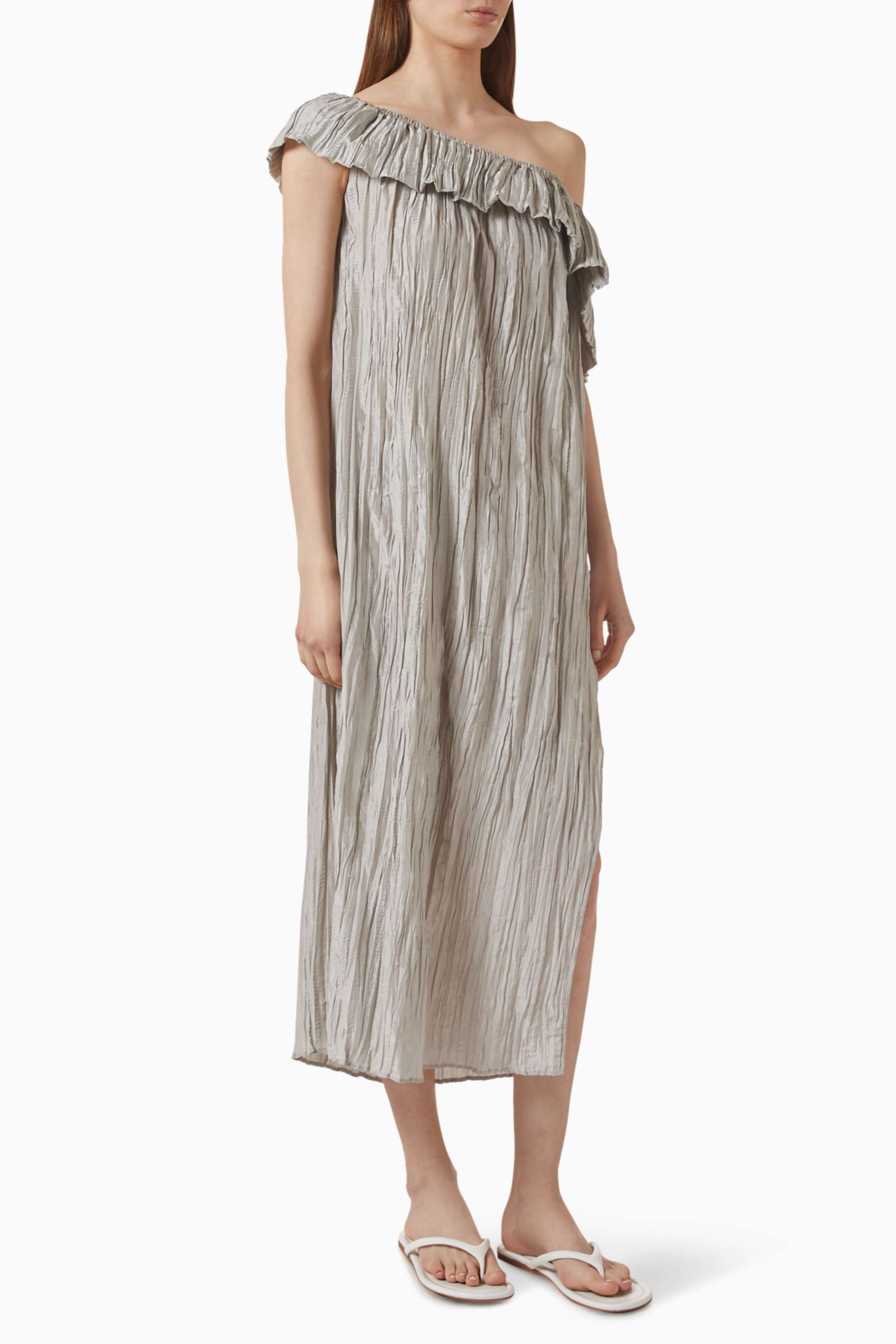 COS Asymmetric Pleated Dress in Silk price in Kuwait