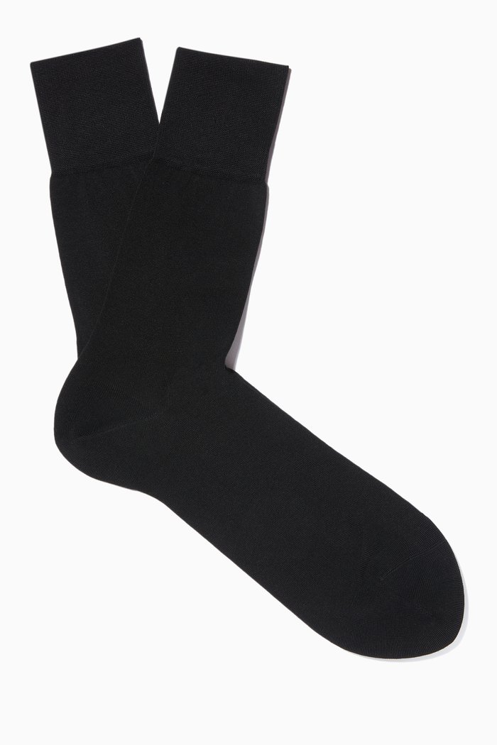 

Black Cotton Tiago Socks