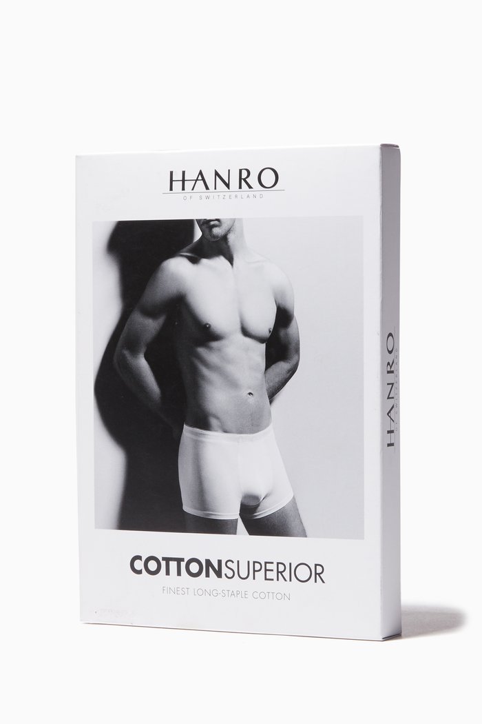 

White Cotton Superior Boxer Briefs