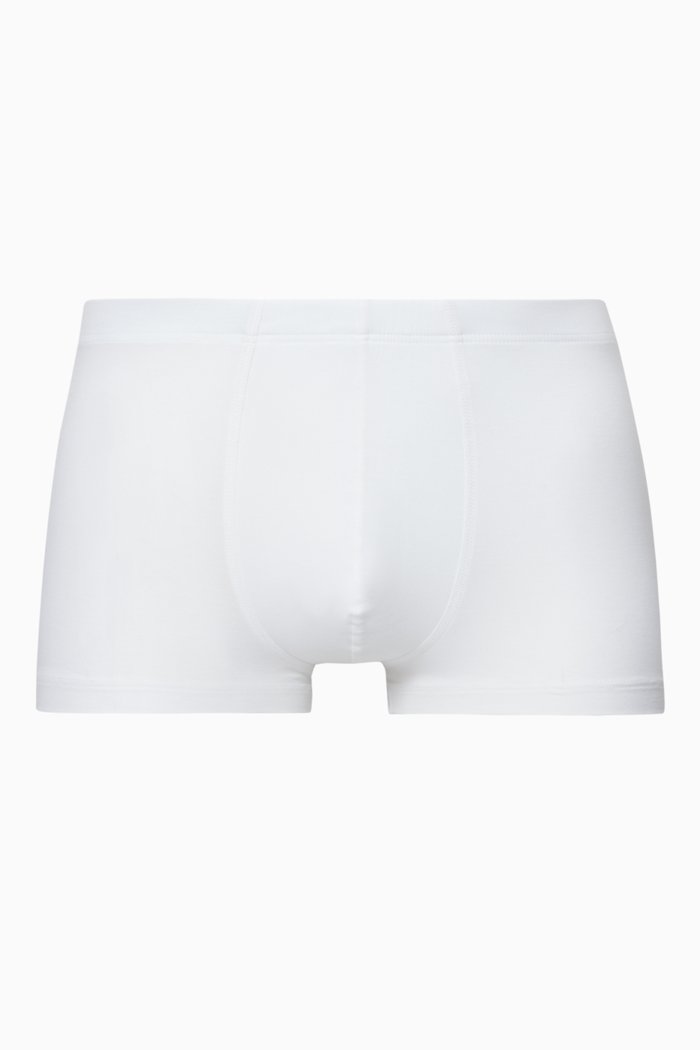

White Cotton Sensation Boxer Briefs