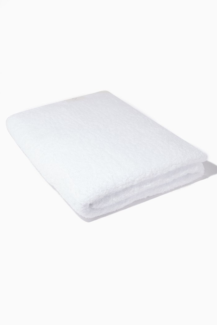 White Super Pile Bath Sheet
