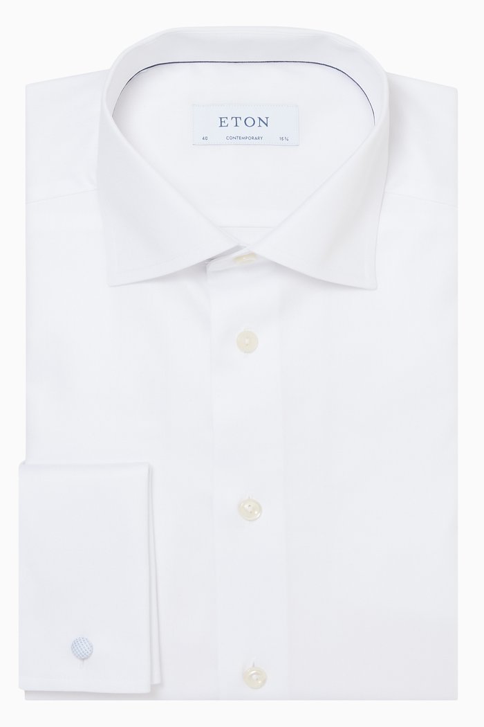 

Contemporary-Fit Cotton Shirt, White
