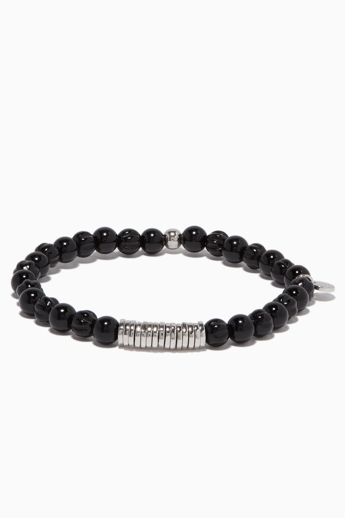 

Black Onyx Disc Bracelet