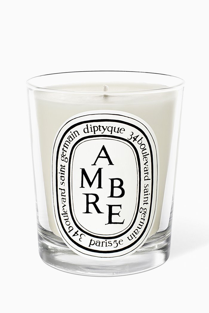 

Ambre Candle, 190g, Colourless