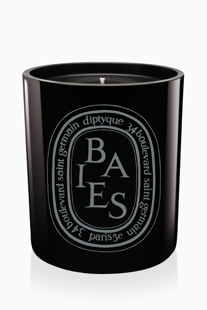 

Black Baies Candle, 300g, Colourless