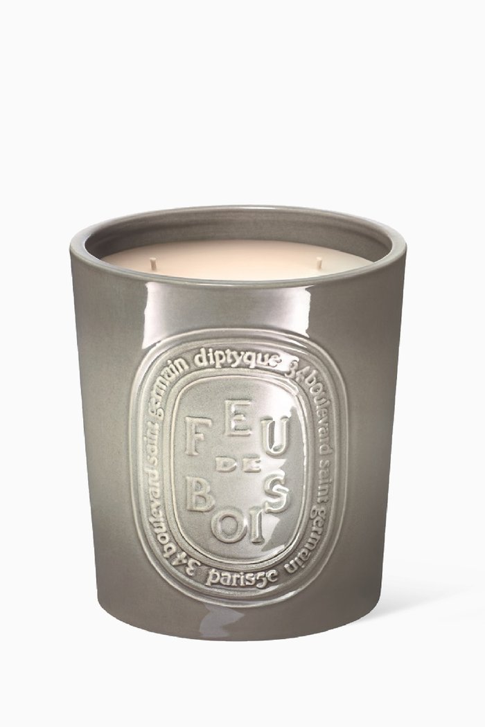 

Feu de Bois Candle, 1500g, Colourless