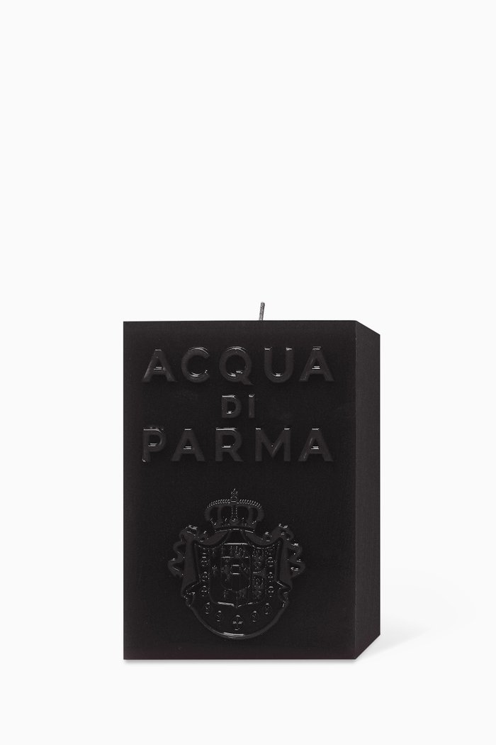 

Amber Black Cube Candle, 1000g, Colourless