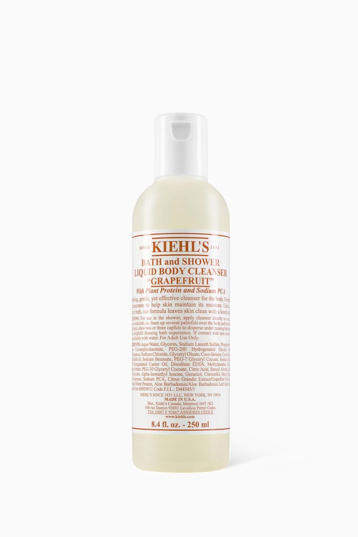 

Grapefruit Bath and Shower Liquid Body Cleanser, 250ml, Colourless