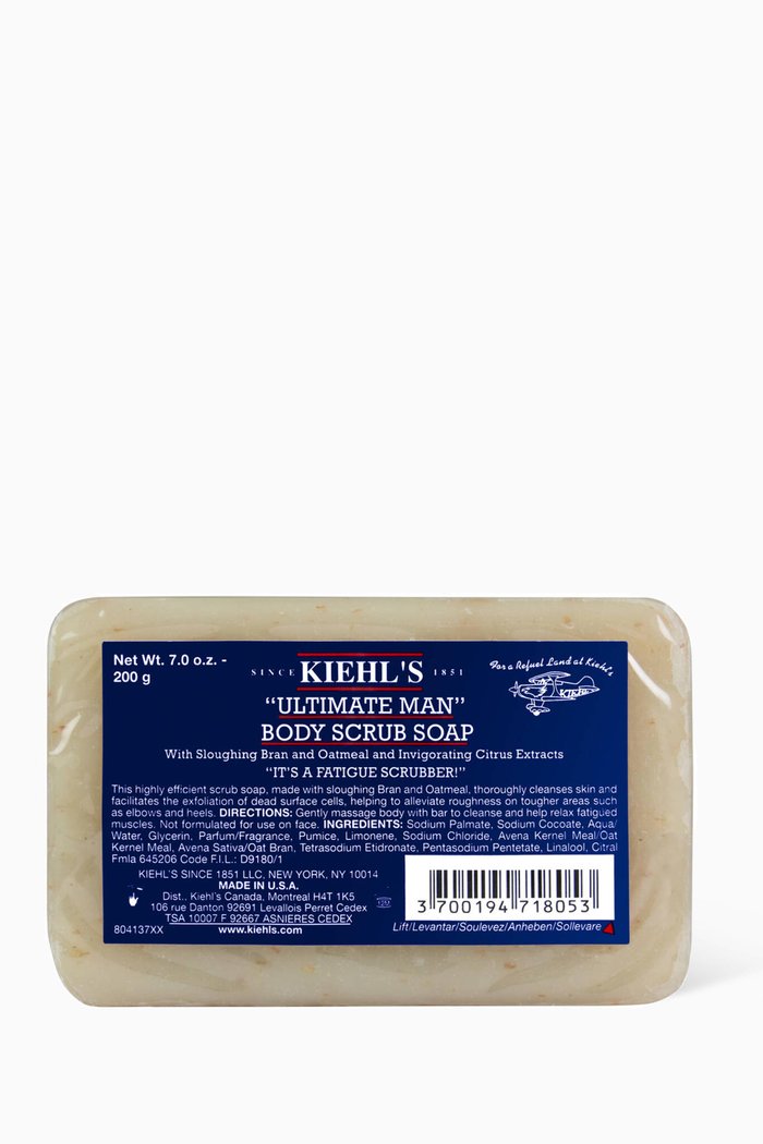 “Ultimate Man” Body Scrub Soap, 200g, Colourless