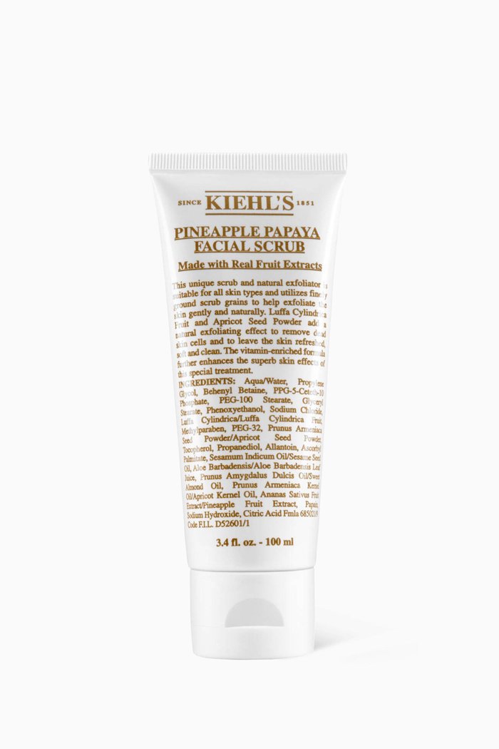 Kiehl's Pineapple Papaya Facial Scrub, 100ml, Colourless