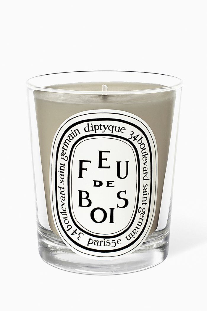 

Feu de Bois Candle, 190g, Colourless