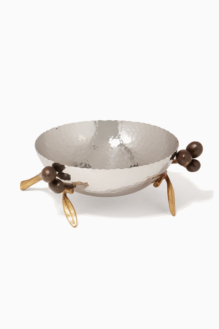 

Olive Branch Nut Dish, Multicolour