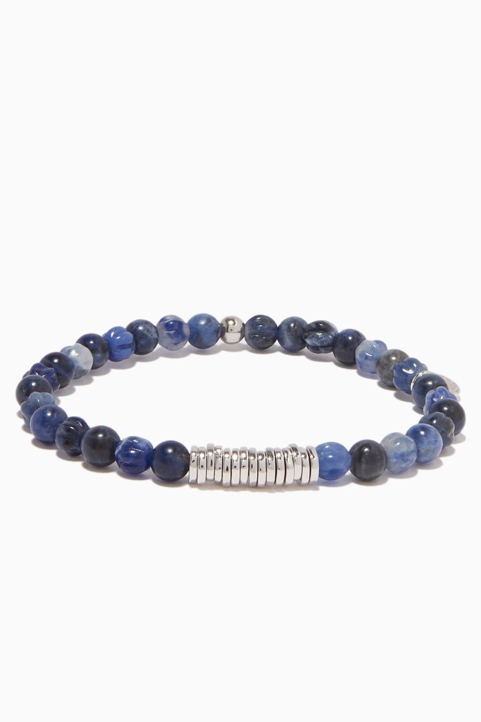 

Blue Sodalite Disc Bracelet