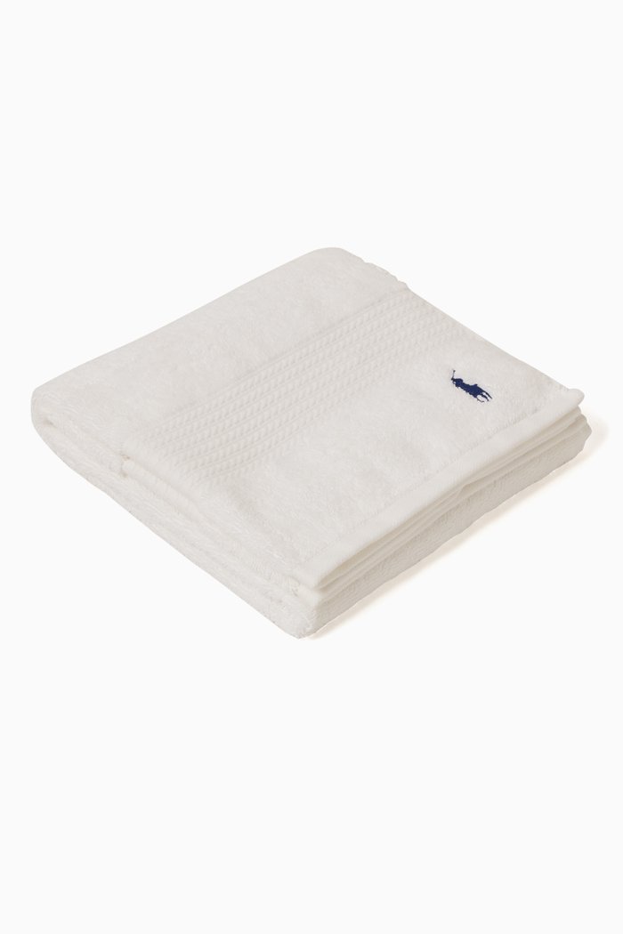 

Player Hand Towel in Terry Cotton, White