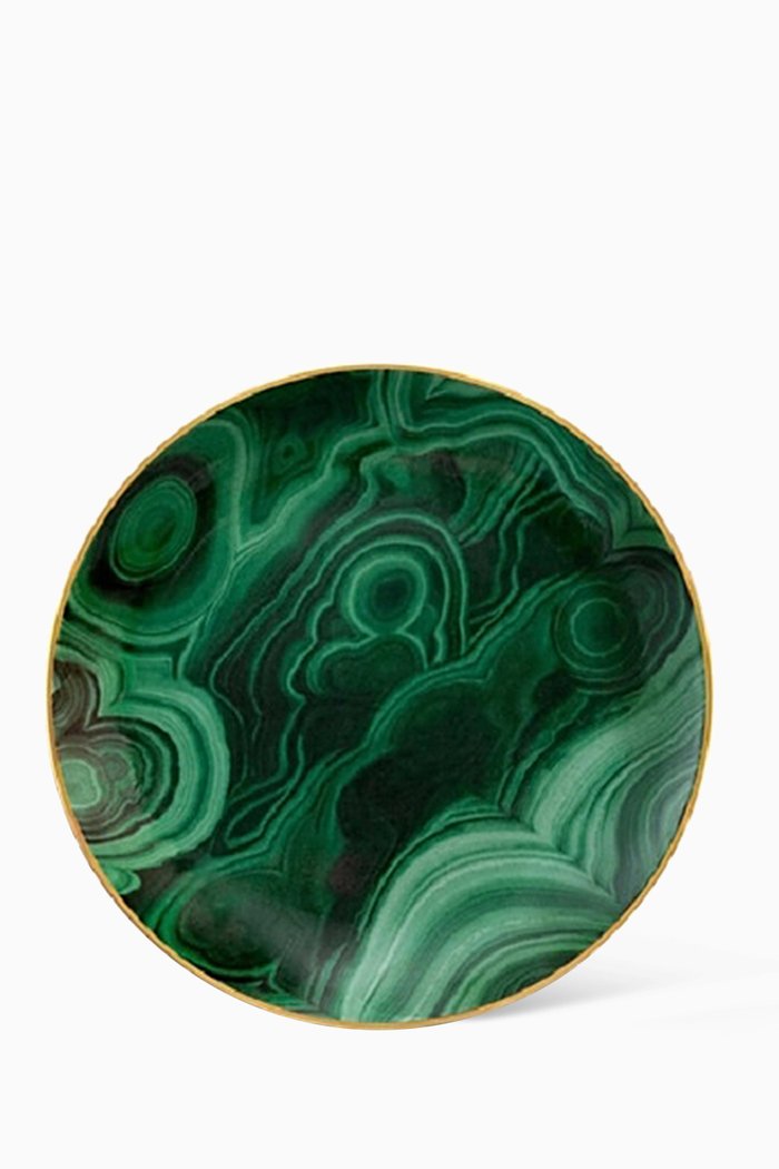 

Malachite Canape Plate, Set of 4, Multicolour