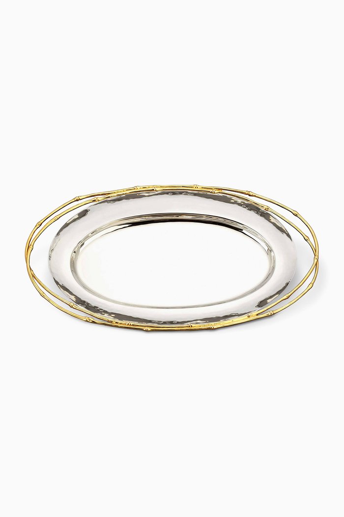 

Bambou Oval Platter, Multicolour