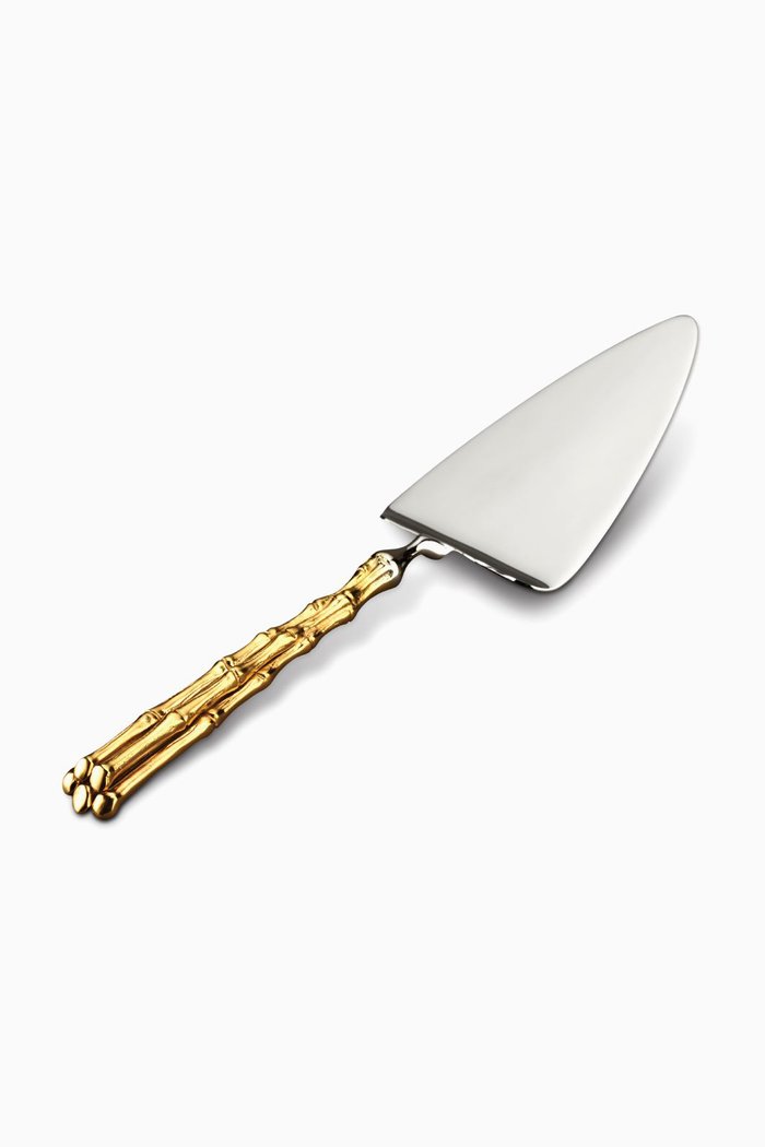 Gold Plated Cake Server, Multicolour