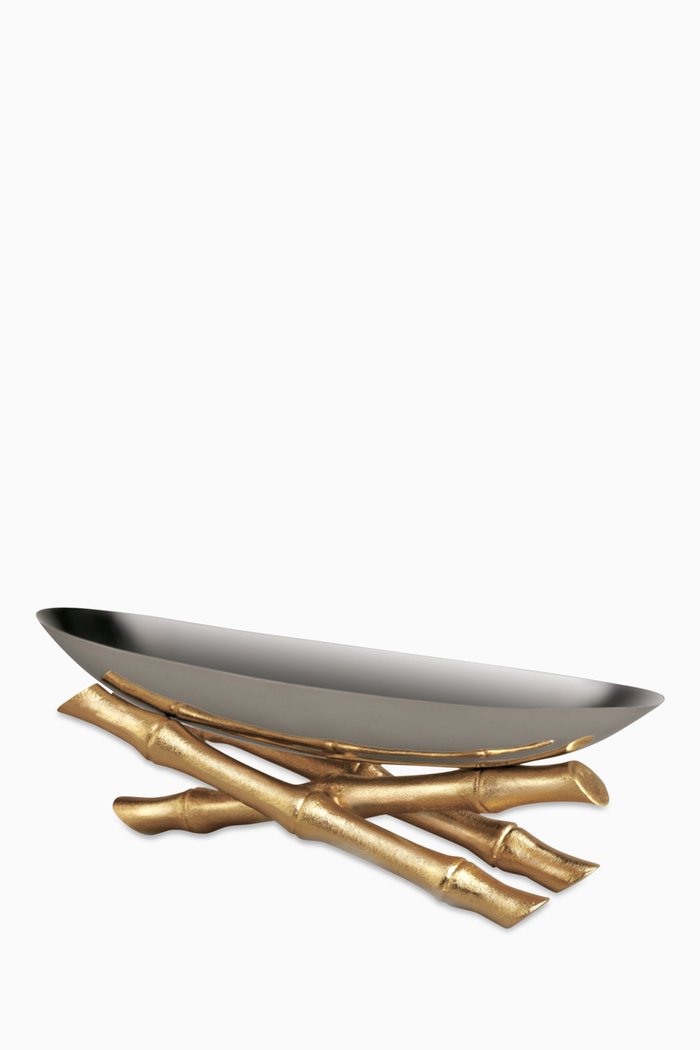 

Small Bambou Serving Boat, Multicolour