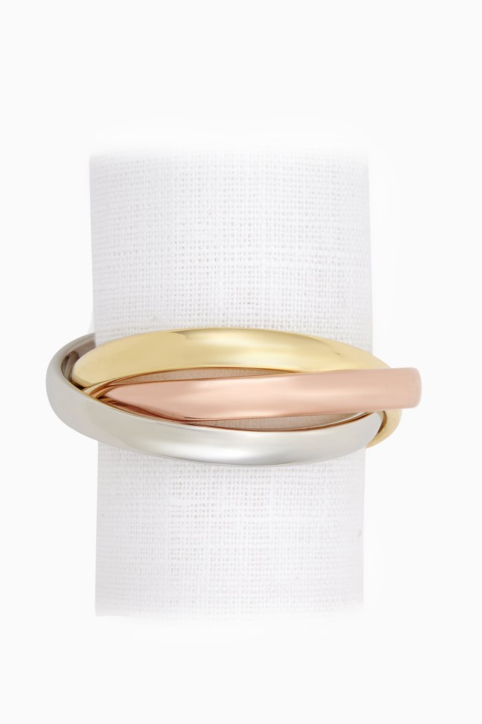 

Three Ring Napkin Jewels, Set of 4, Multicolour