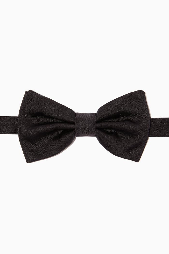 

Silk Satin Bow Tie, Black