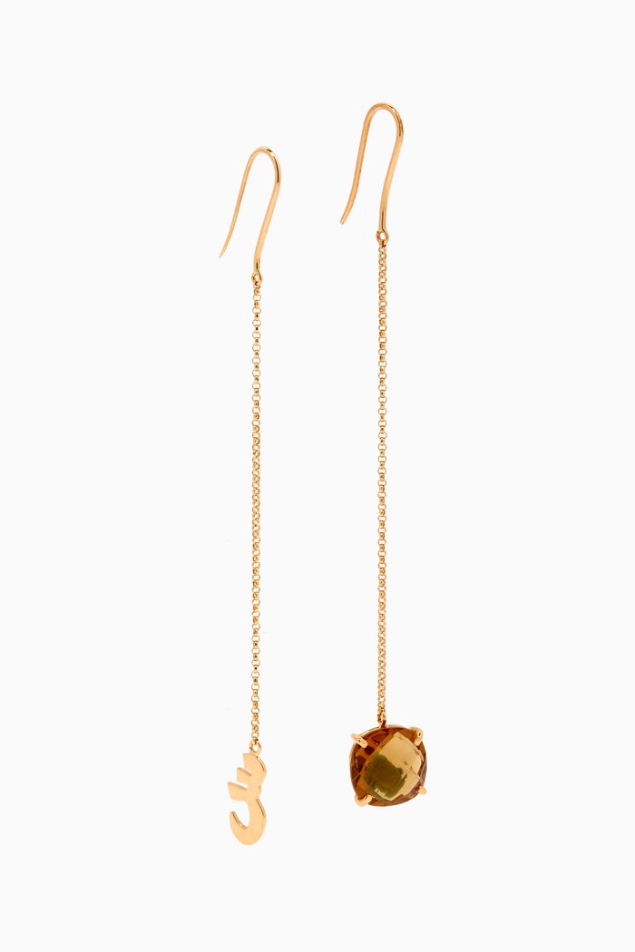 

"S" Hook Earrings in 18kt Gold, Yellow