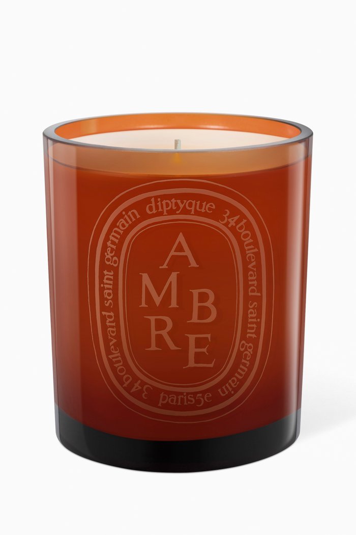 

Ambre Cognac Candle, 300g, Colourless