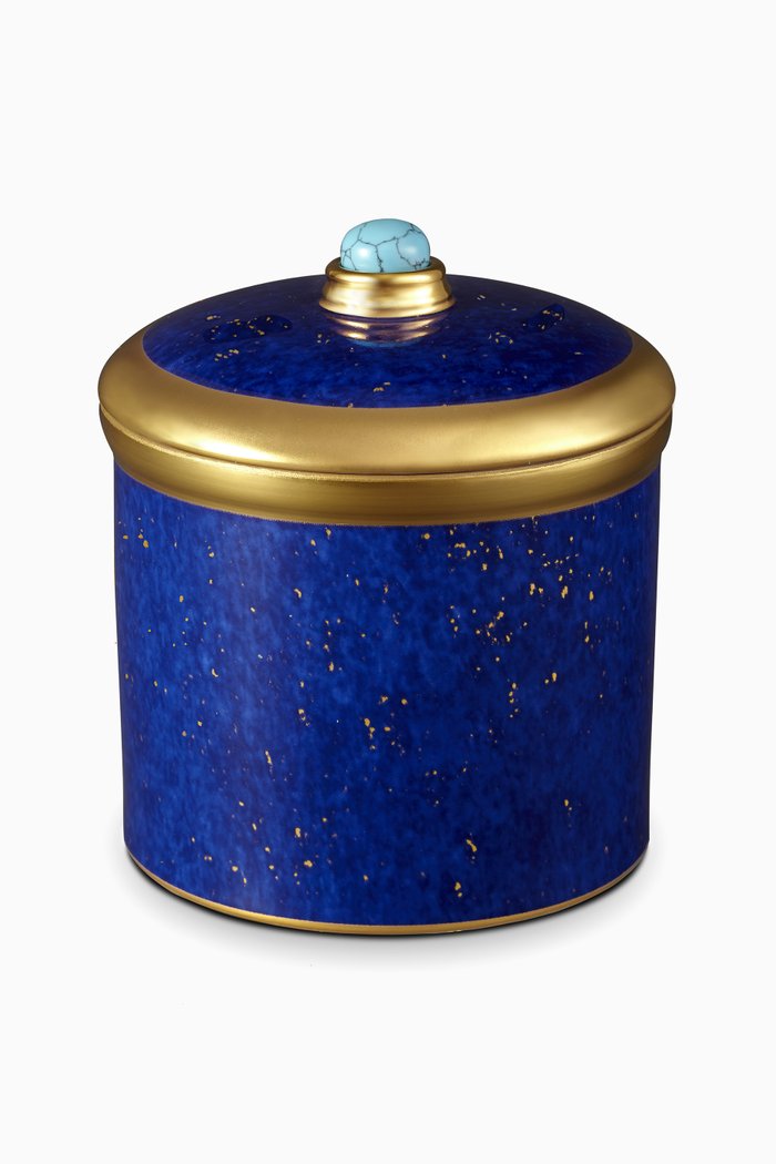 

Fleur D'Or Lapis Candle, Blue