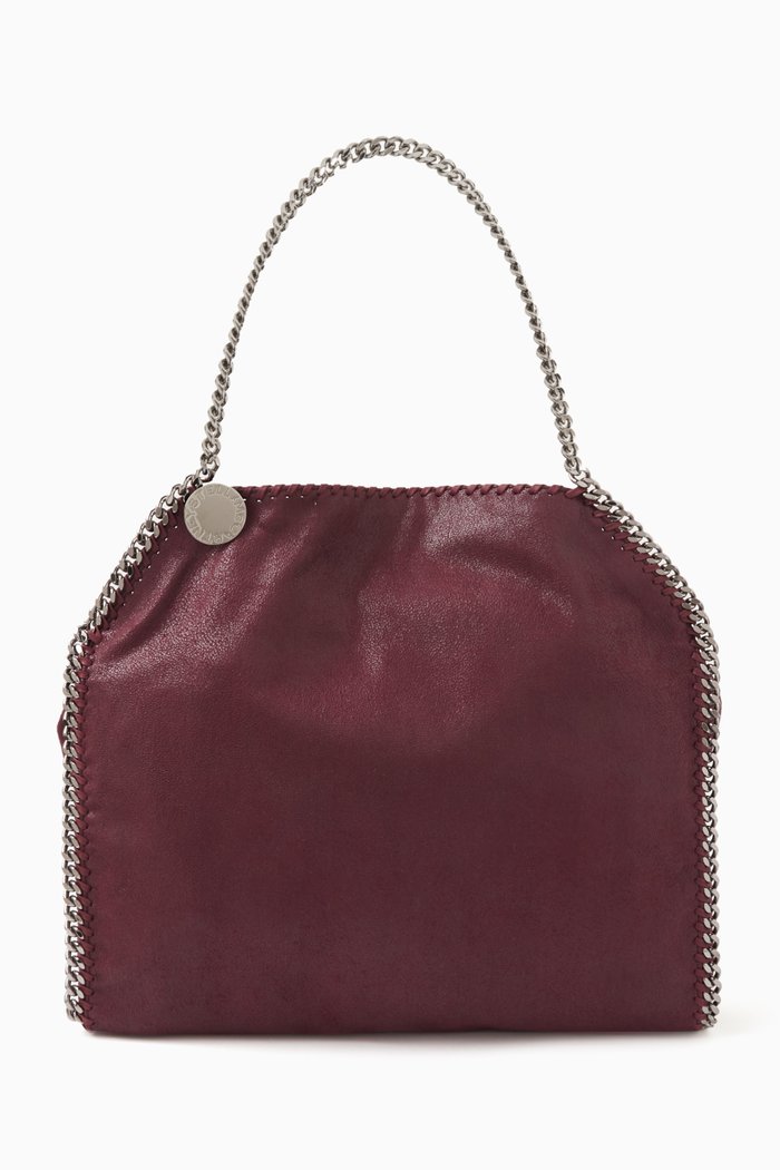

Small Falabella Tote Bag in Shaggy Deer, Purple