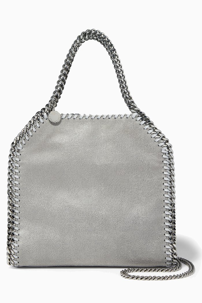 

Grey Falabella Shaggy Deer Mini Shoulder Bag