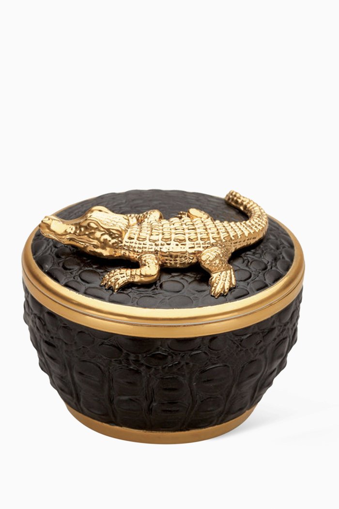 Crocodile Candle, Black