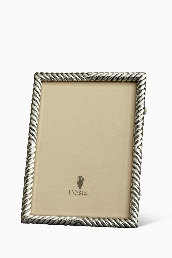 

Deco Twist Frame, 4 x 6", Grey