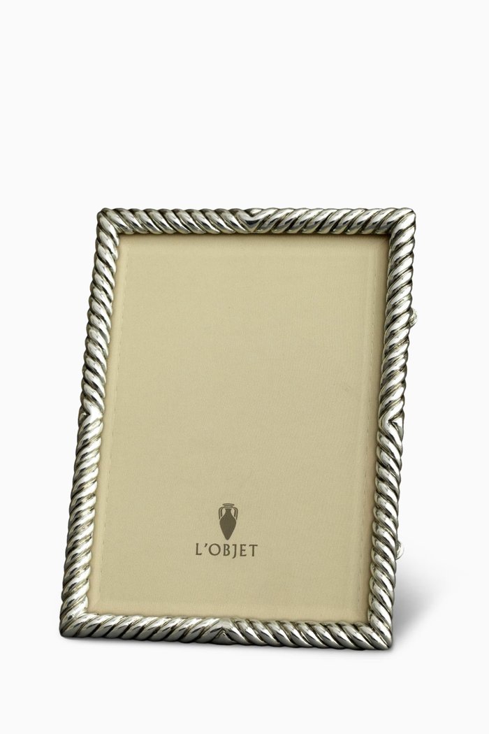 

Deco Twist Frame, 5 x 7", Grey