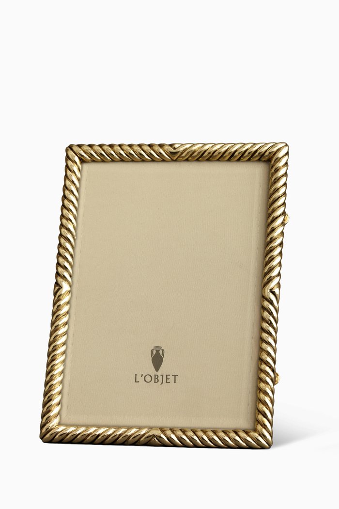 

Deco Twist Frame, 4 x 6", Gold