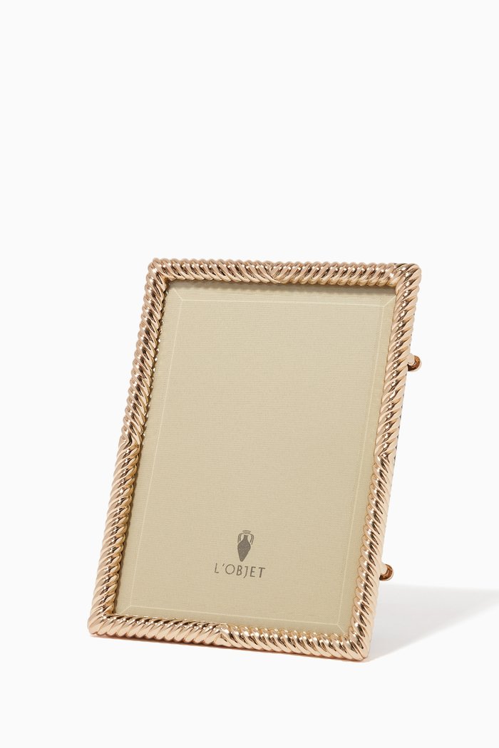 

Deco Twist Frame, 5 x 7", Gold