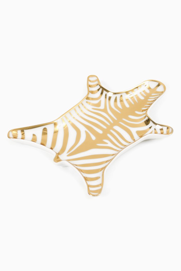 

Animalia Zebra Tray, Gold