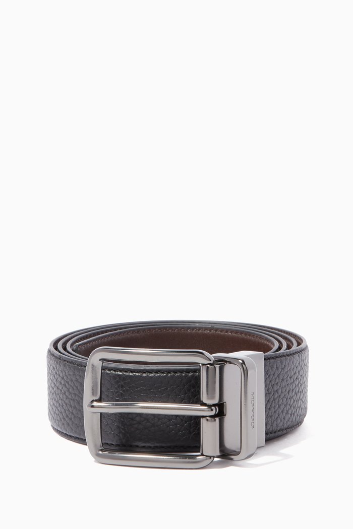 

Black Regular Reversible Belt, Brown