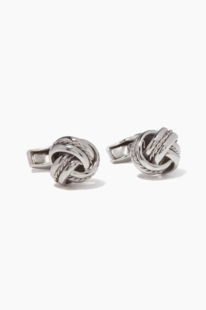 

Silver Cable Knot Cufflinks