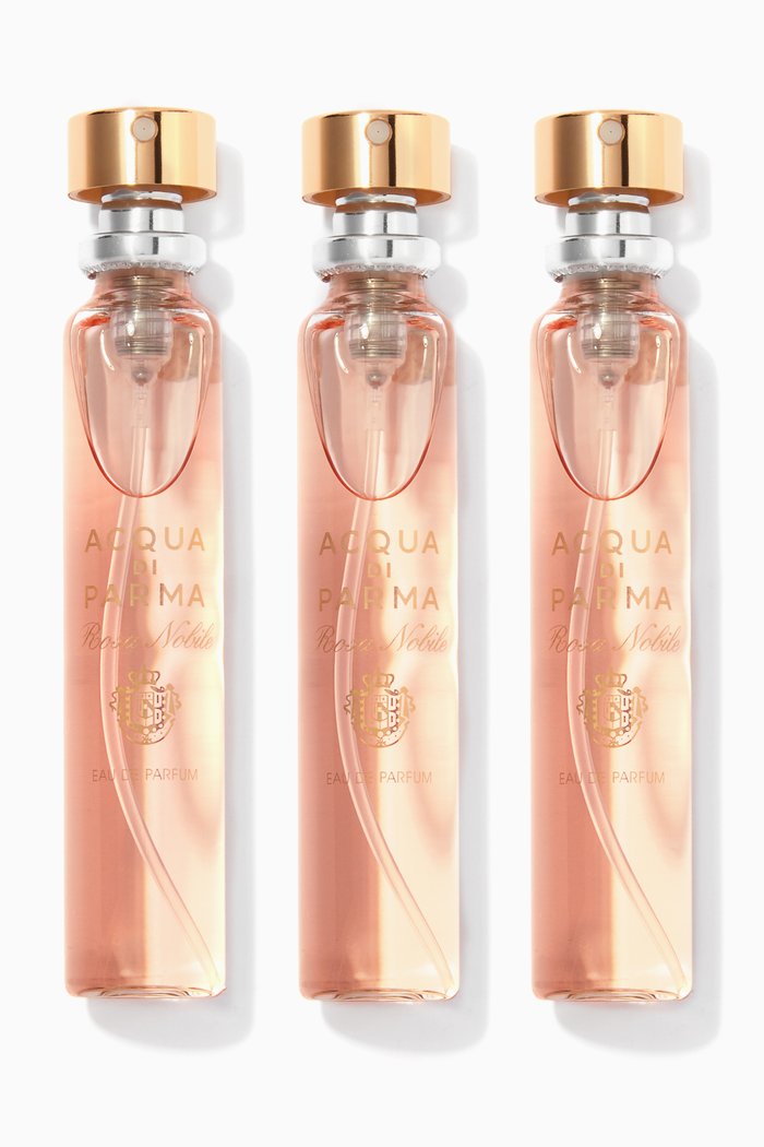 

Rosa Nobile Purse Spray Refills, 3 x 20ml, Multicolour