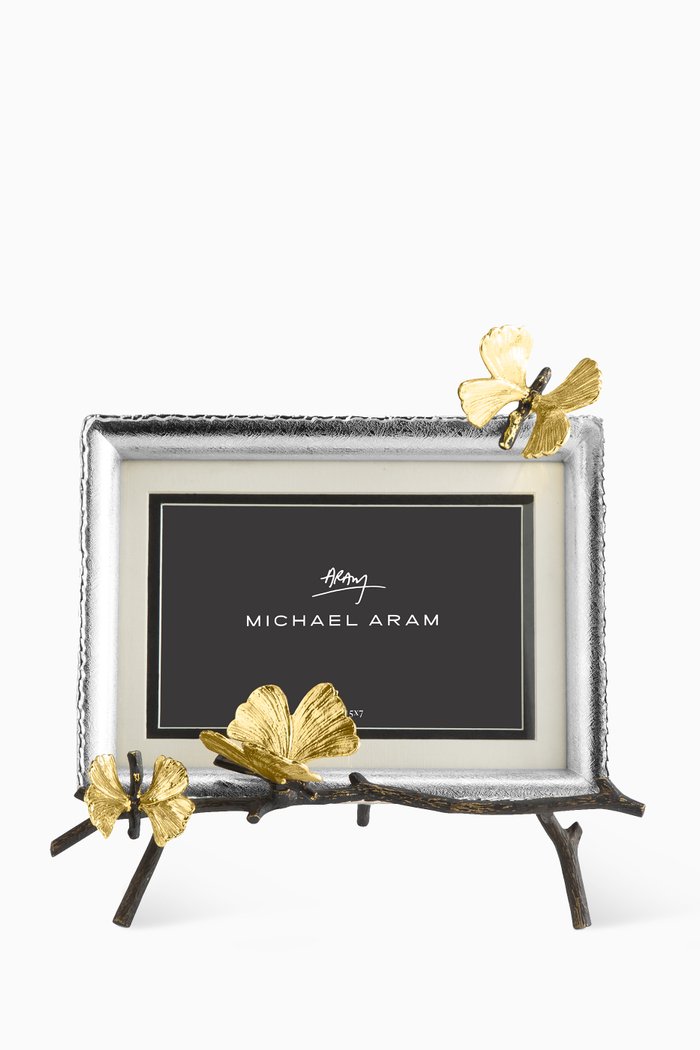

Butterfly Ginkgo Easel Frame, Silver