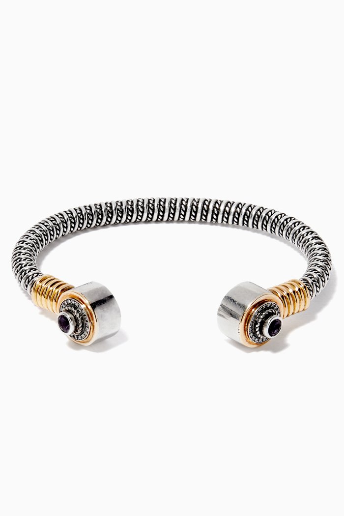 

Silver & Gold Stackable Cuff