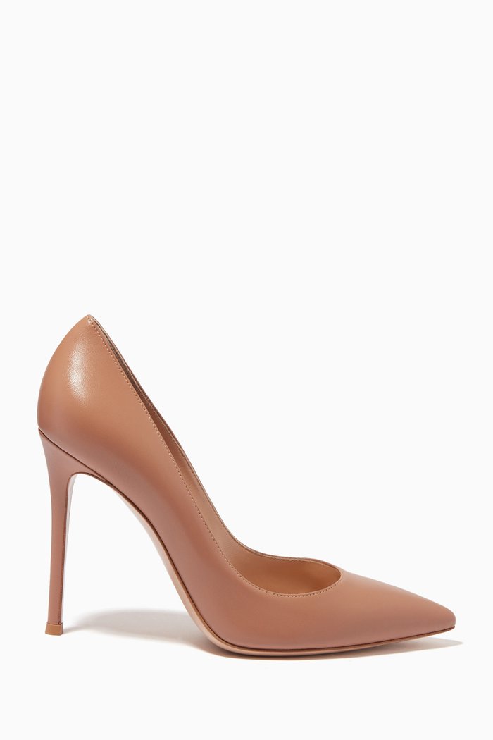 

Gianvito 105 Pumps in Nappa, Neutral