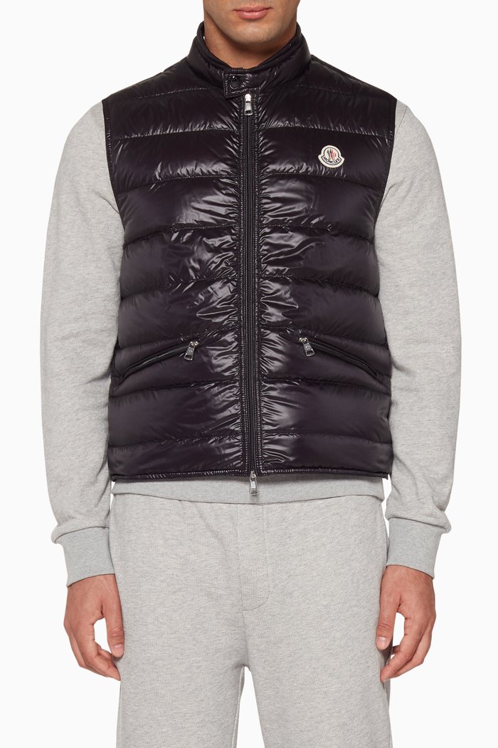 

Black Gui Zip Through Gilet