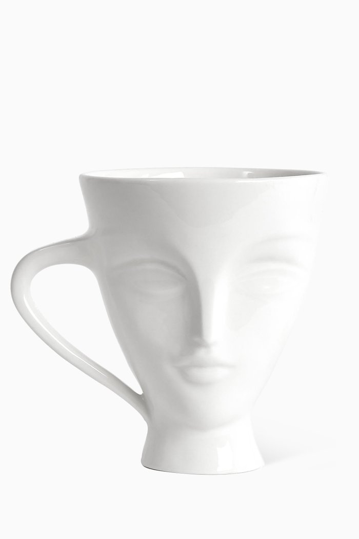 

Giuliette Muse Mug in Porcelain, White