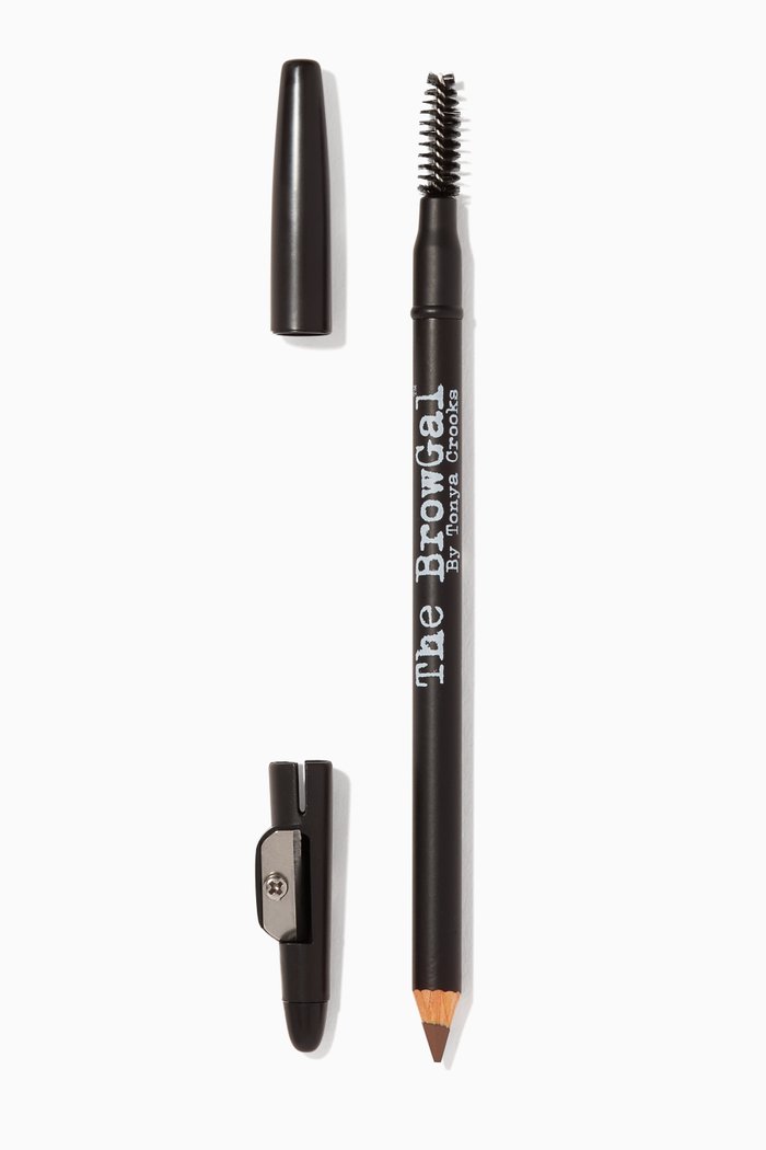 

Taupe Eyebrow Pencil With Sharpener Cap & Mascara Brush 5, Multicolour