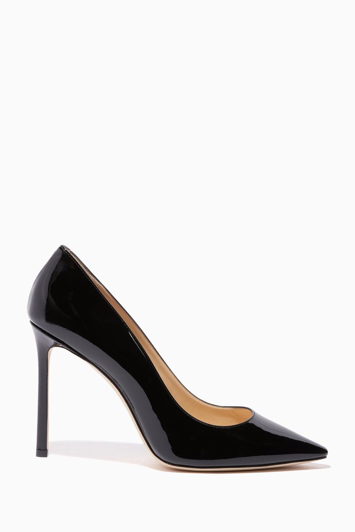 

Romy 100 Pumps in Patent Leather, Black