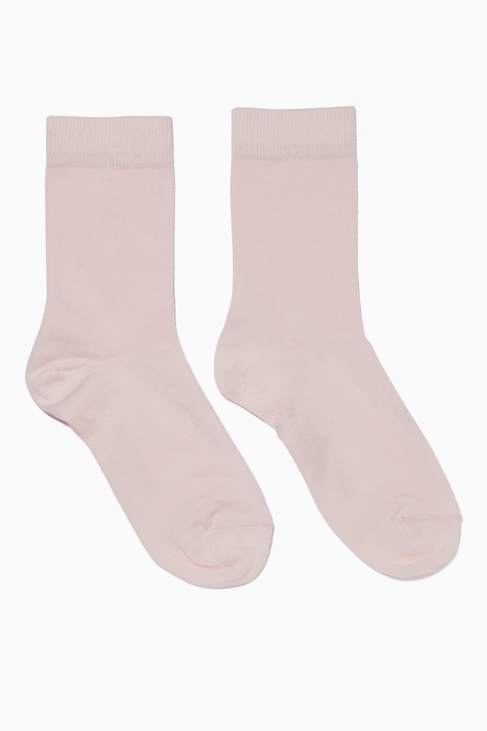 Light-Pink Family Kids Socks