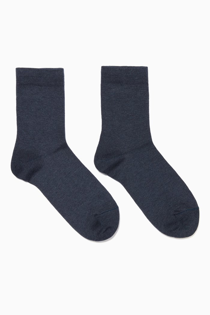 

Dark-Blue Family Kids Socks