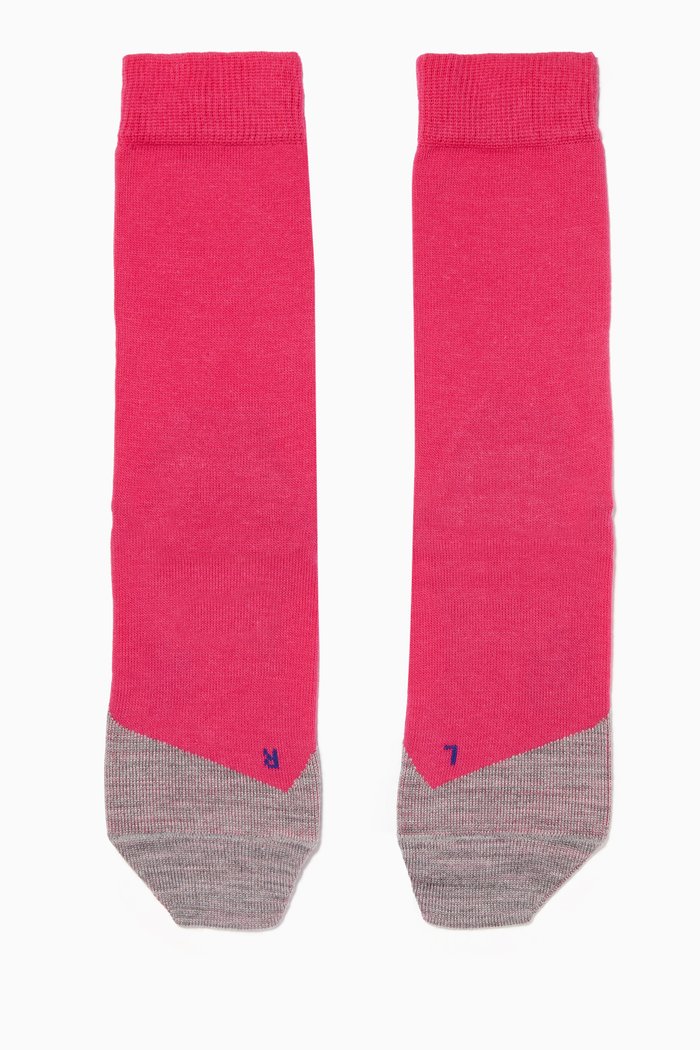 

Dark-Pink Active Sunny Days Kids Sneaker Socks